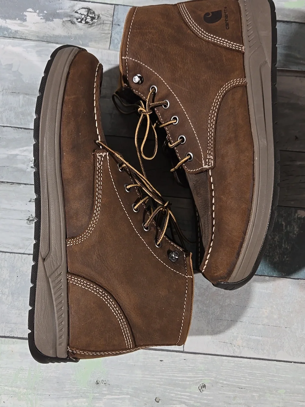 Carhartt Lightweight Wedge Moc Toe Chukka Boots Sz 11.5